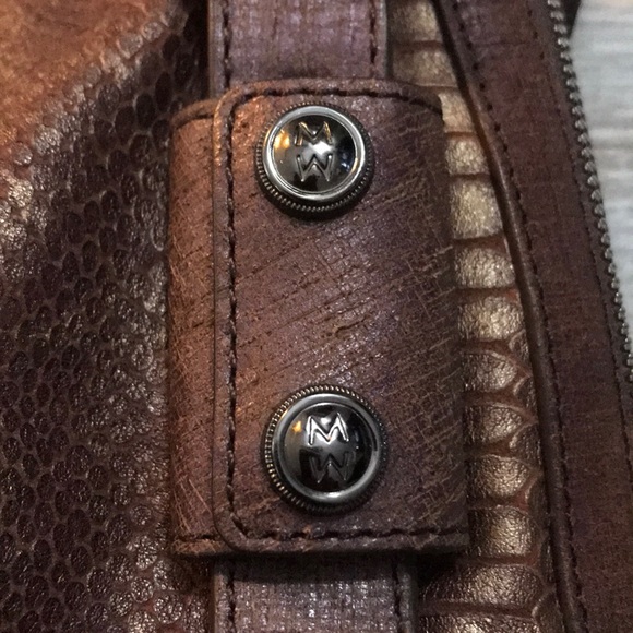 Rare find! MICHELE croc leather handbag 🌹 - Picture 3 of 8